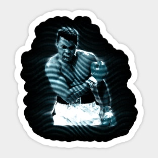 Boxing Retro Ali Lover Gifts Sticker